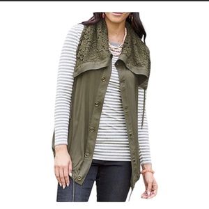 Matilda Jane green ambitious you vest sz large